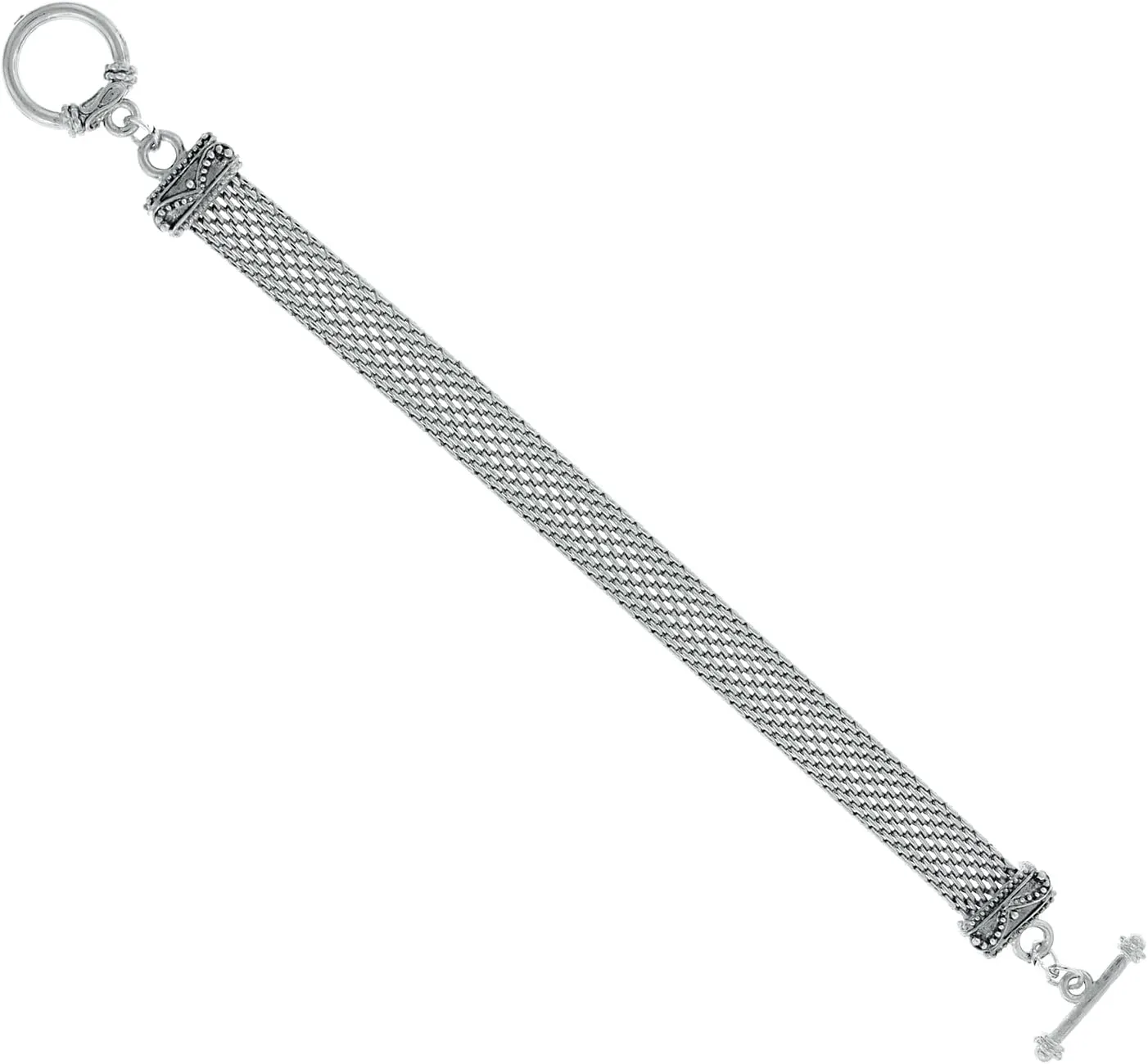 1928 Jewelry Victorian Inspired Mesh Toggle Bracelet