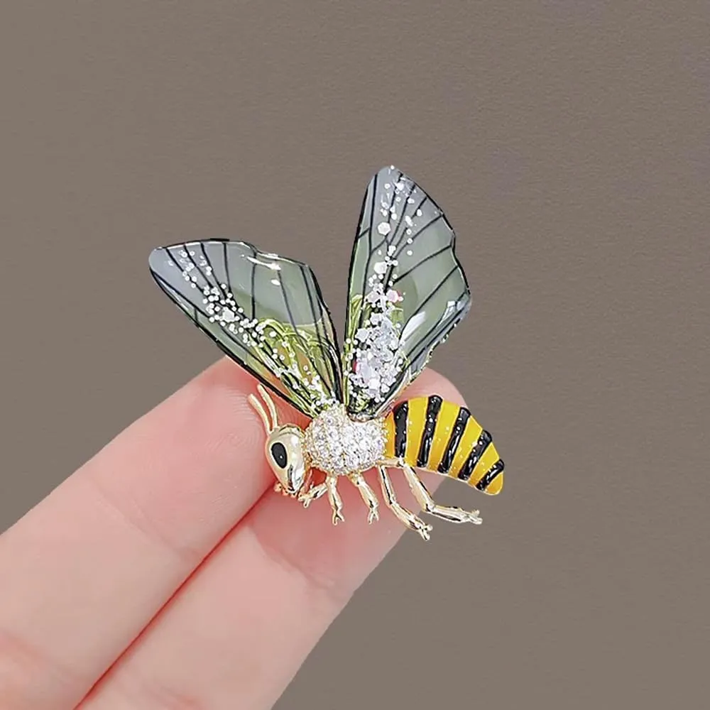 2PCS Elegant Brooch Pins for Women - Stylish Design Cubic Zirconia Lapel Pin Jewelry for Ladies Sweater Scarf Coat Dress Animal Brooches and Pins for Women