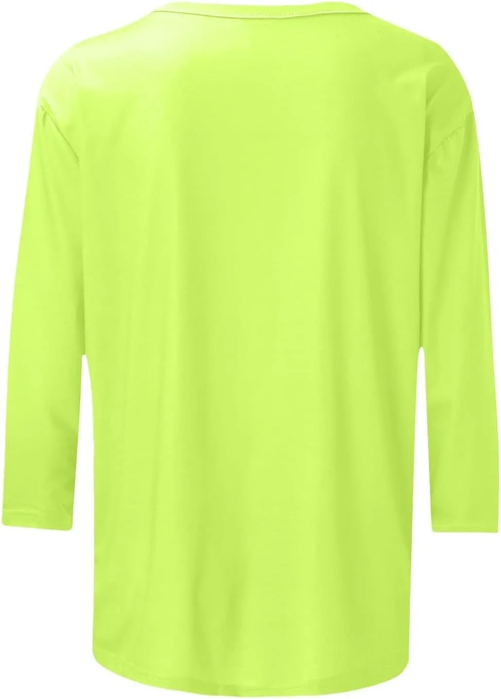 3/4 Length Sleeve Shirts for Women 2024 Casual Summer Blouses Three Quarter Length Crewneck Cute Tops Loose Pullover