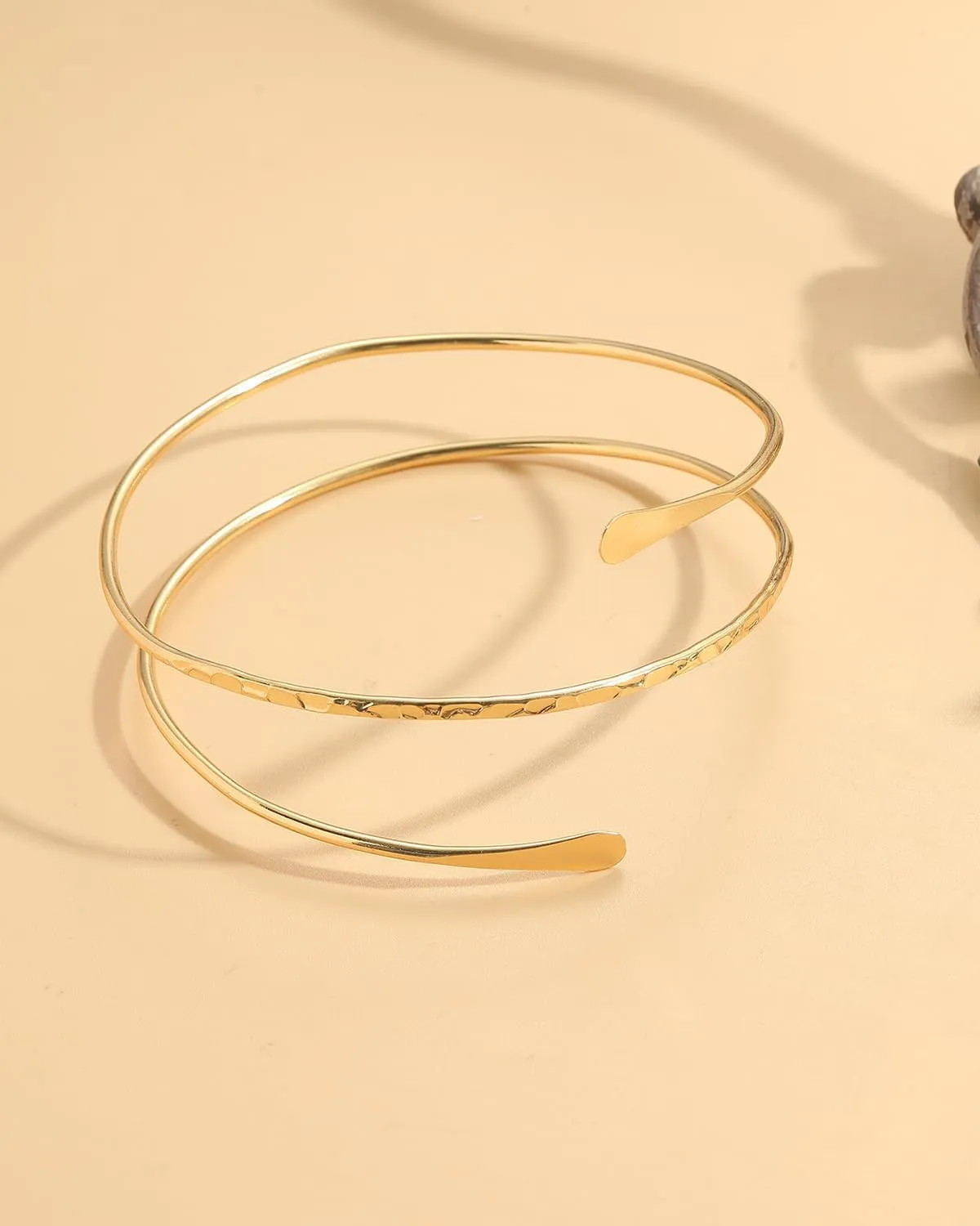 4-6 Pcs Arm Cuff Upper Arm Band Cuff Bracelet Bangle for Women Adjustable Armband Set