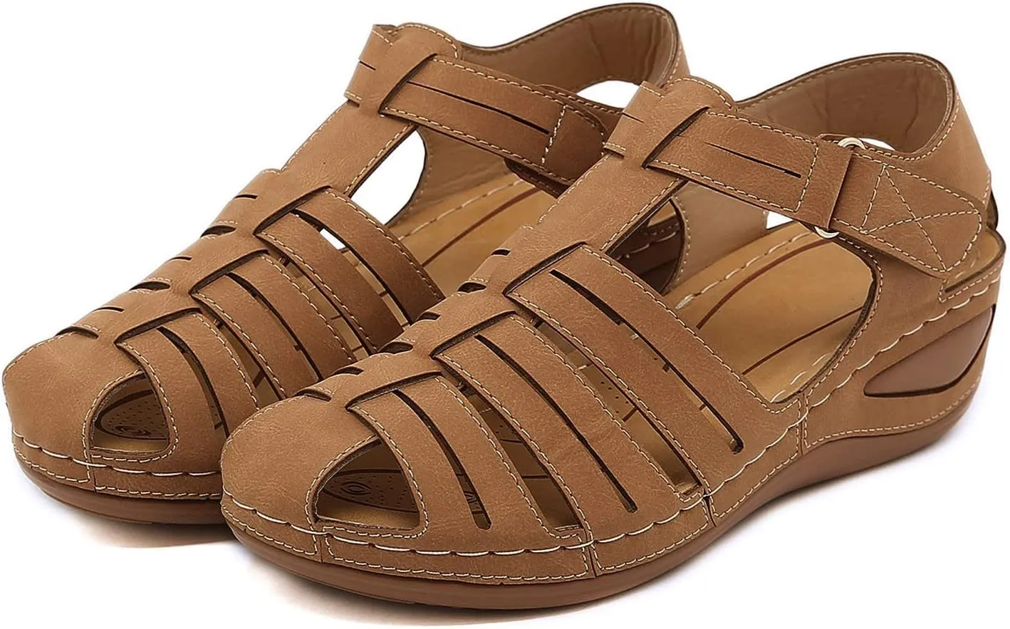 7.5 Wide Orthopedic Slippers for Women Sandals Women Dressy Summer Flat Comfortable Summer Shoes for Women 2024 White Ladies Walking Sandals Fisherman Sandals for Women Flower Sandals for Women