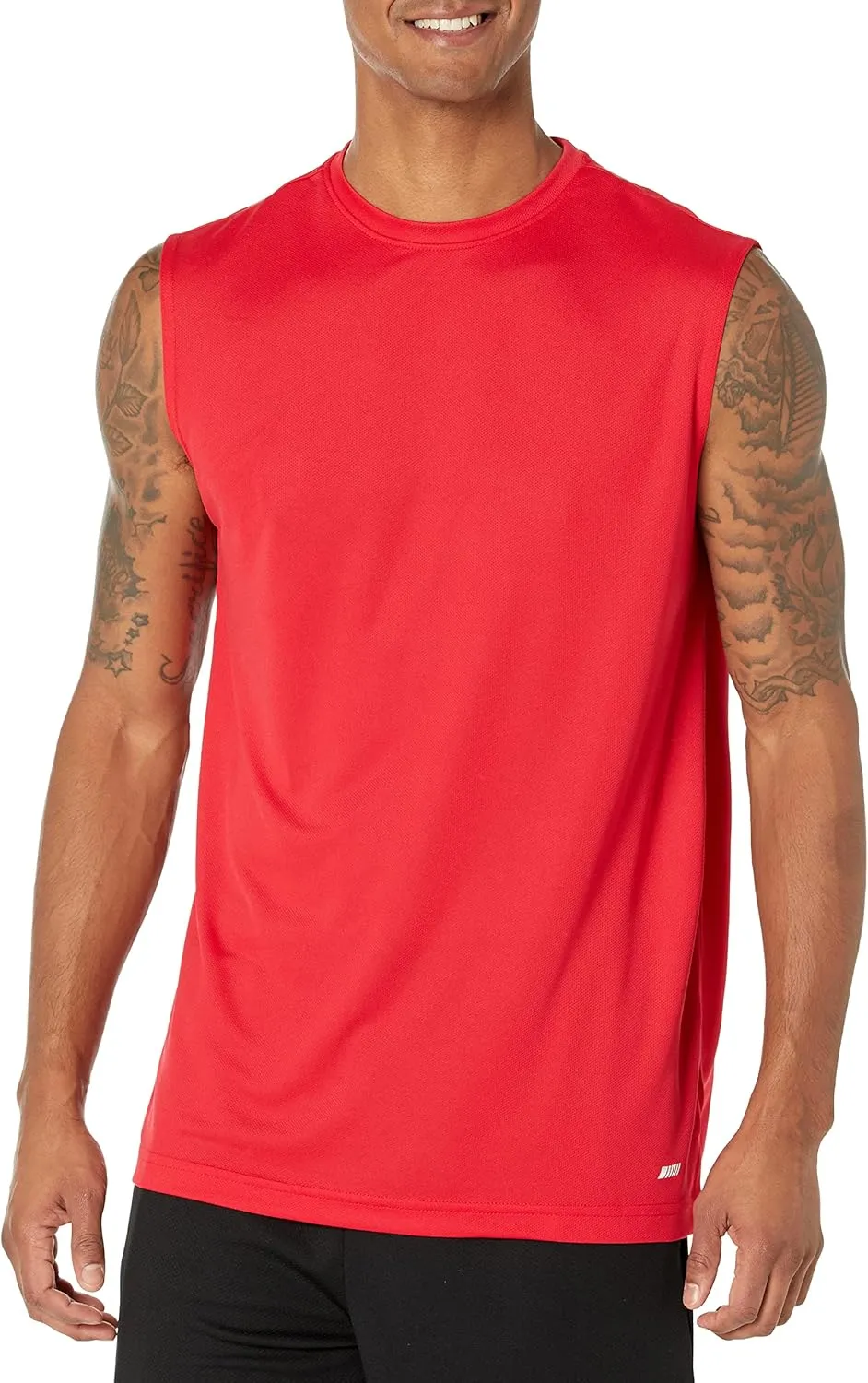 Amazon Essentials Men's Active Performance Tech Muscle Tank, Pack of 2