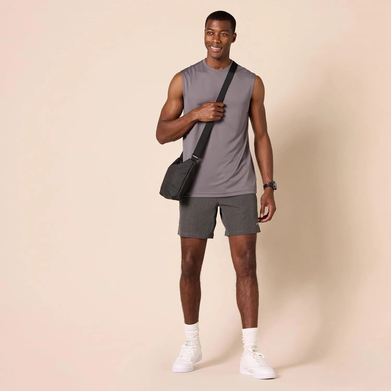 Amazon Essentials Men's Active Performance Tech Muscle Tank, Pack of 2