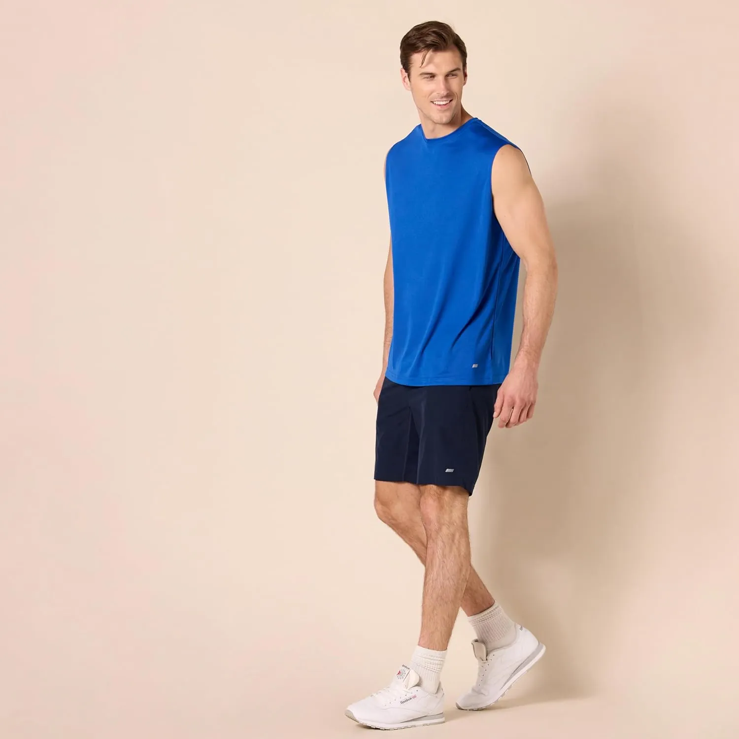 Amazon Essentials Men's Active Performance Tech Muscle Tank, Pack of 2