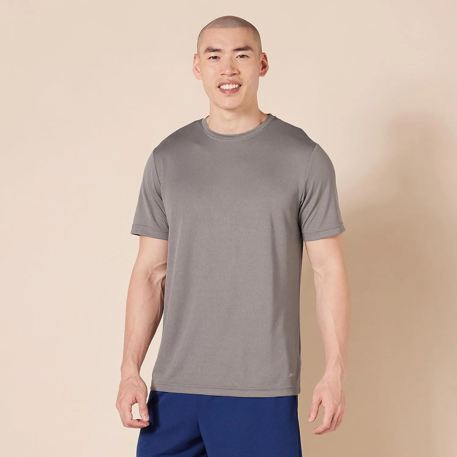 Amazon Essentials T-Shirts for Men, Active Performance Tech, Available in Big & Tall, Pack of 2
