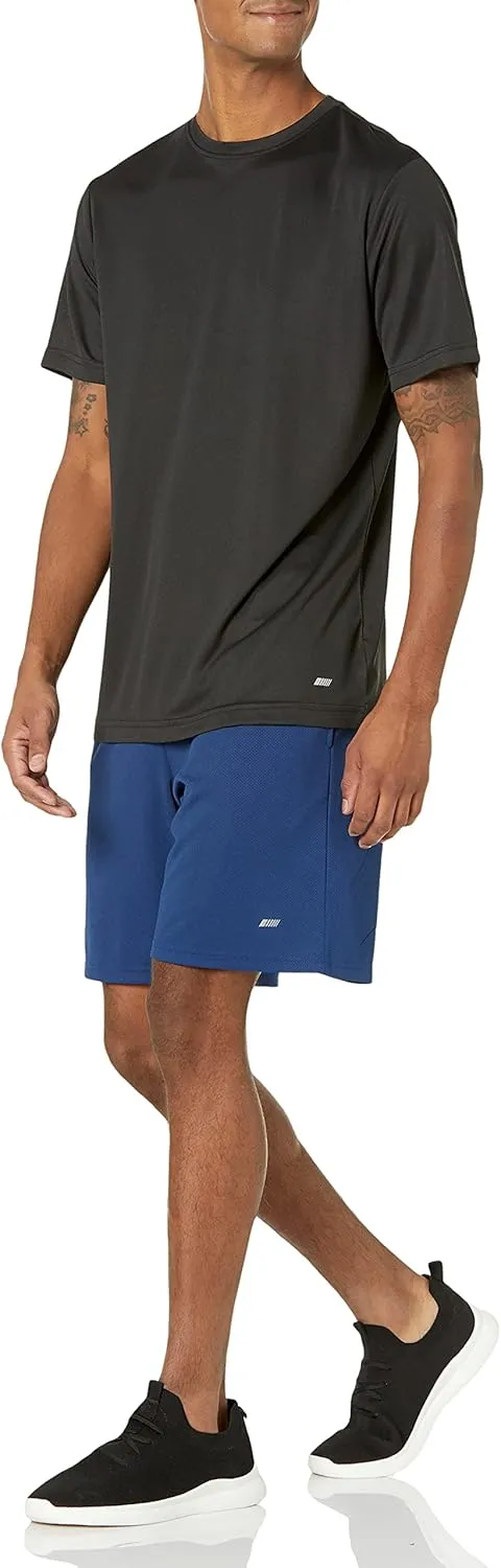 Amazon Essentials T-Shirts for Men, Active Performance Tech, Available in Big & Tall, Pack of 2
