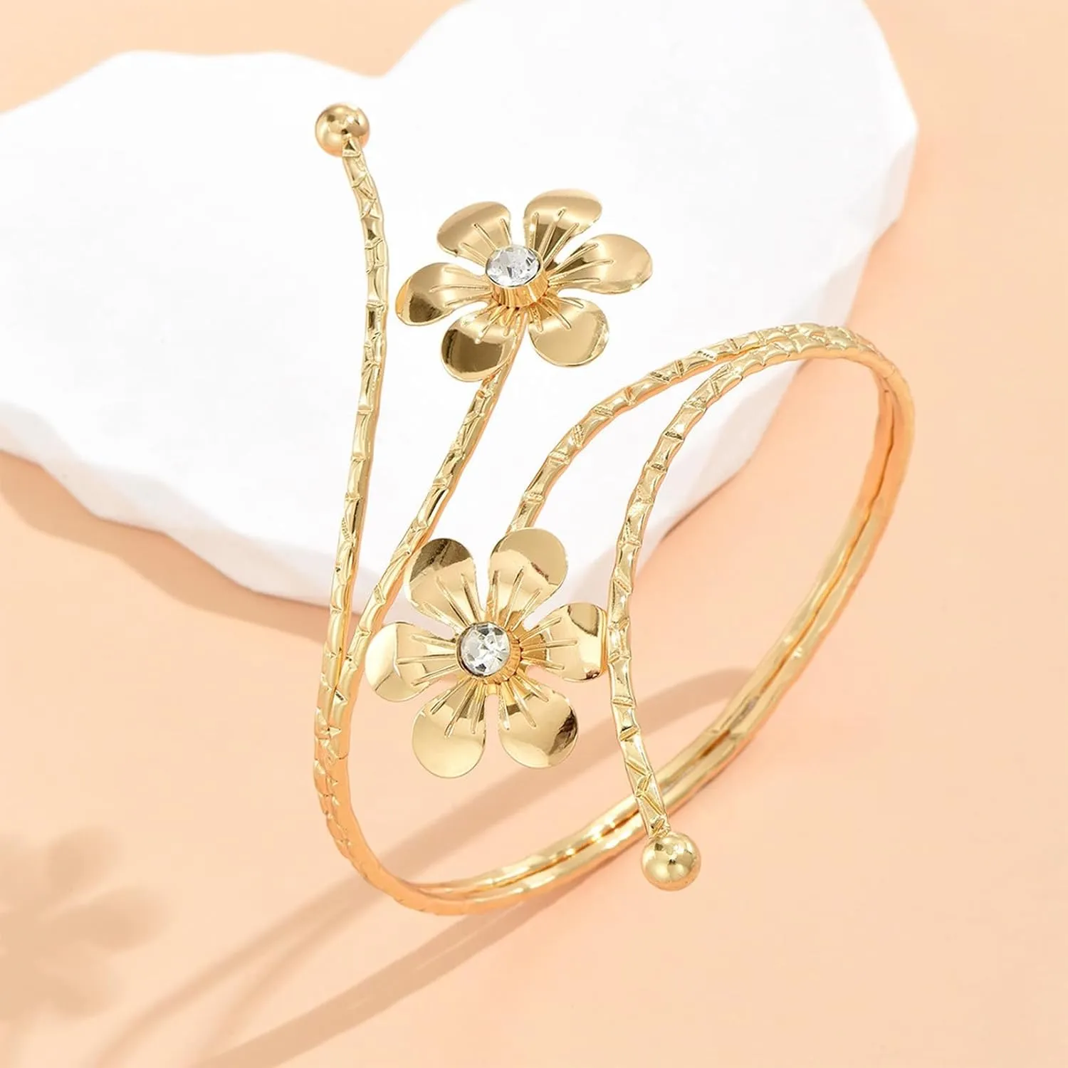 Arm Cuff for Women Upper Arm Cuff Jewelry Gold Bangles Bracelet Summer Beach Essentials