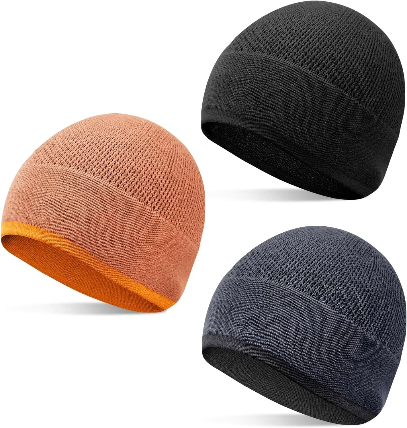 Bamboo Lightweight Skull Cap Beanie Hat for Men Women, Soft and Comfy Sleep Cap Watch Hat
