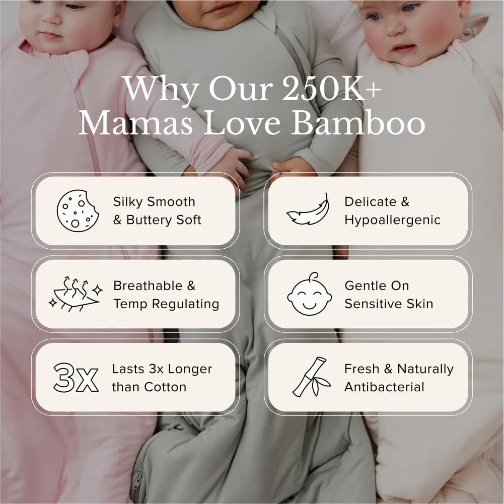Bums & Roses Bamboo Cap Sleeve Baby Romper | Soft Spandex and Viscose from Bamboo | Two-way Zipper for Easy Change
