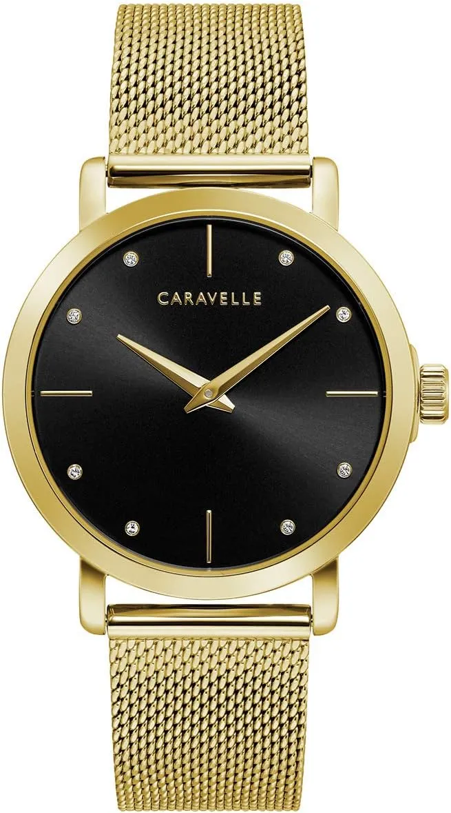 Caravelle min/Max Ladies Crystal Watch