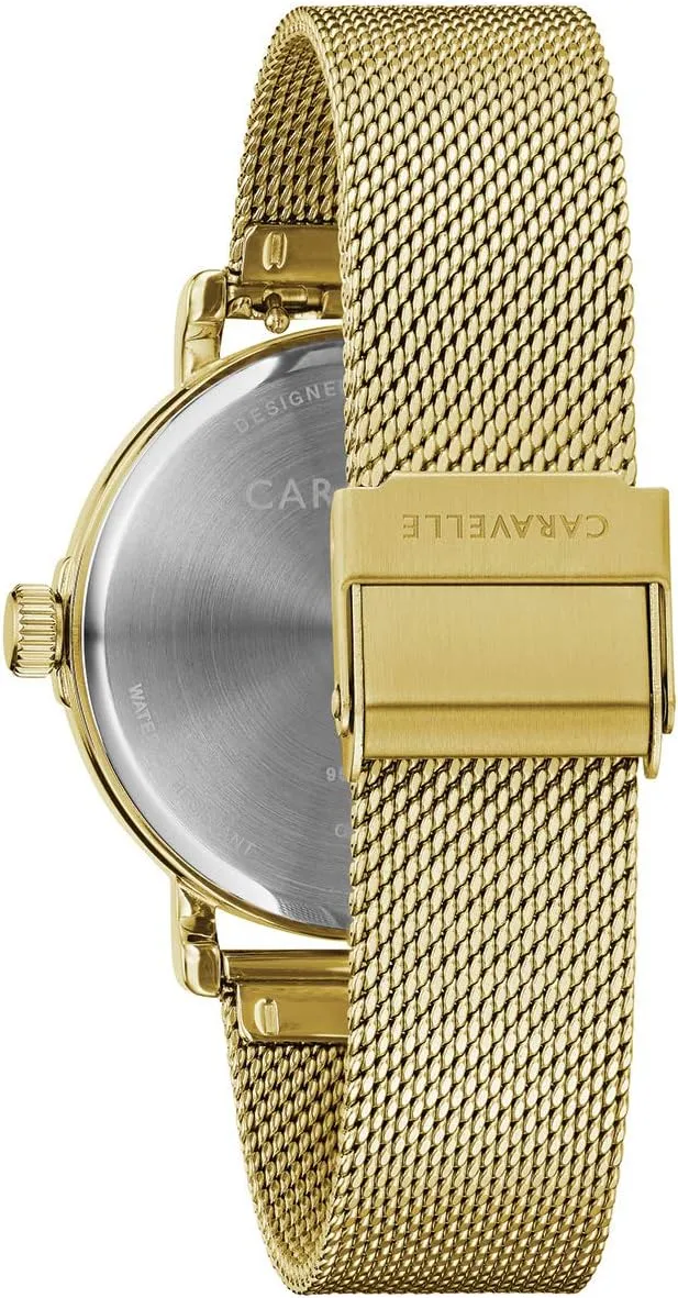Caravelle min/Max Ladies Crystal Watch