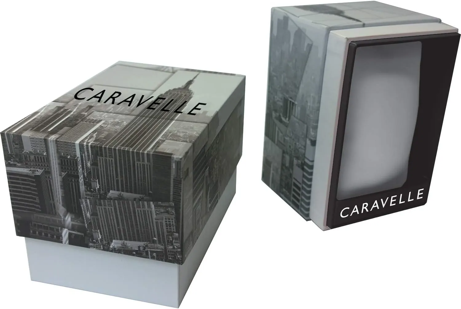 Caravelle min/Max Ladies Crystal Watch