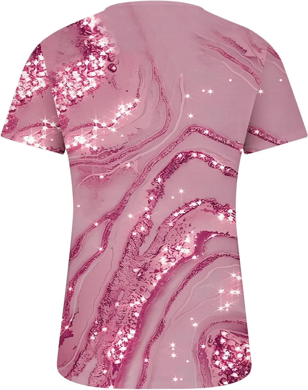 Ceboyel Women Floral Print Henley Shirts Button Down V Neck Sexy Causal Tops Short Sleeve Tunic Blouses Dressy Ladies Outfits