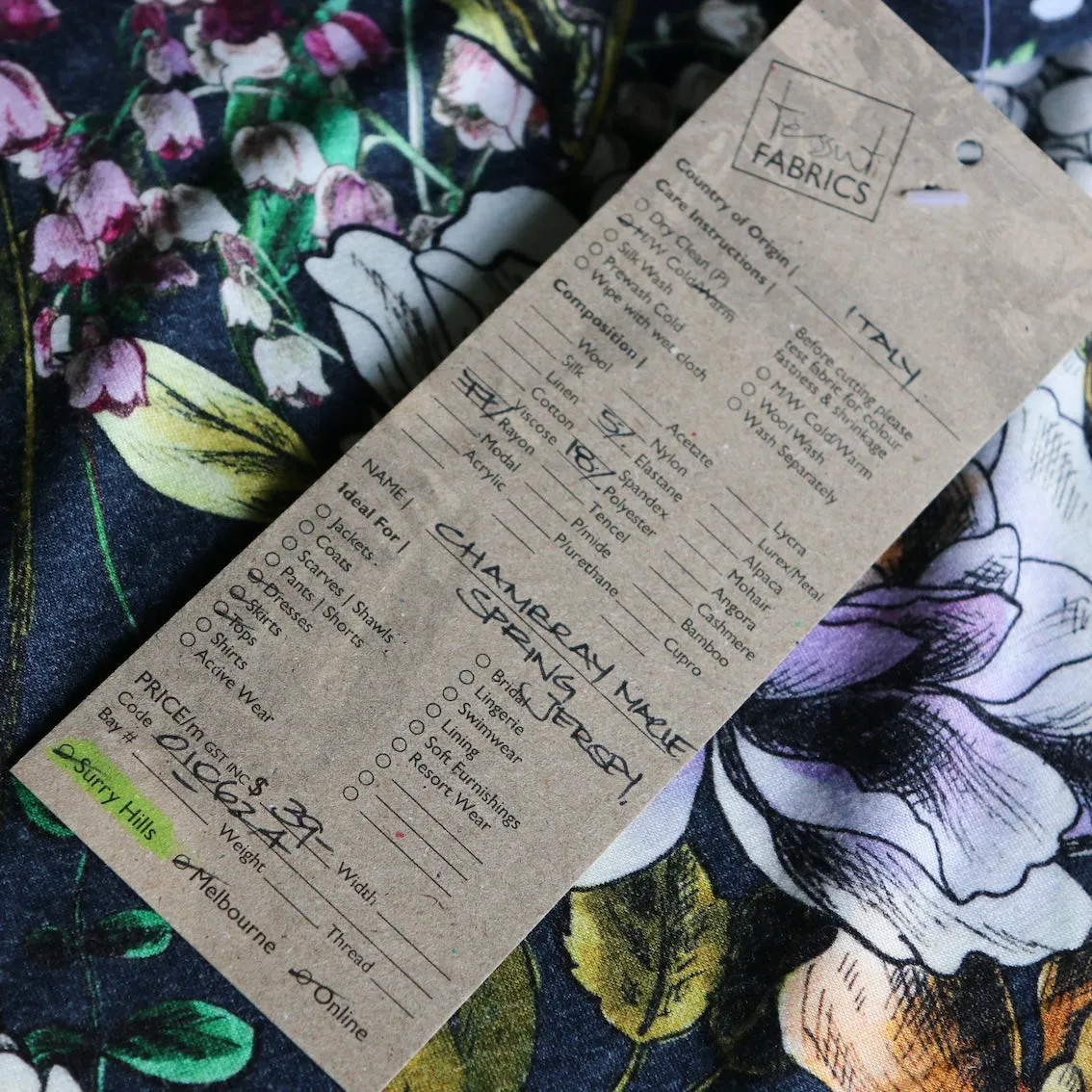 Chambray Marle Spring Jersey