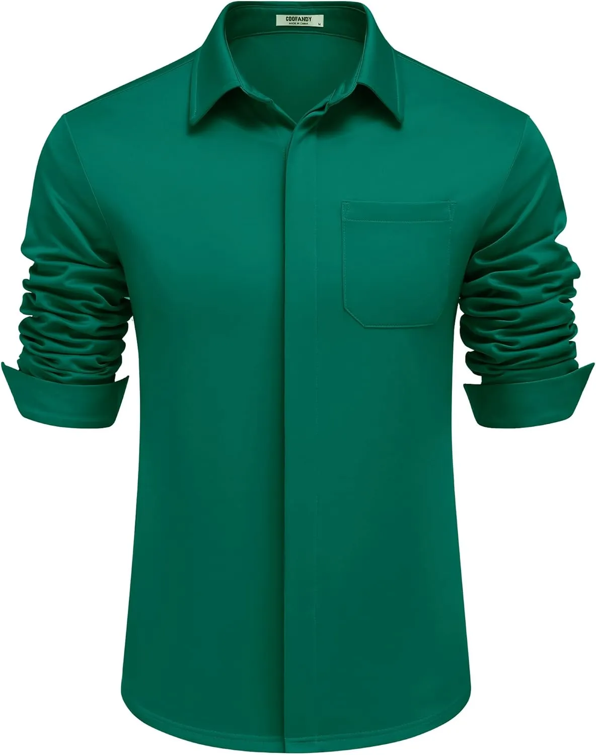 COOFANDY Men's Long Sleeve Wrinkle Free Shirts Casual Button Down Shirts Untucked Dress Shirt