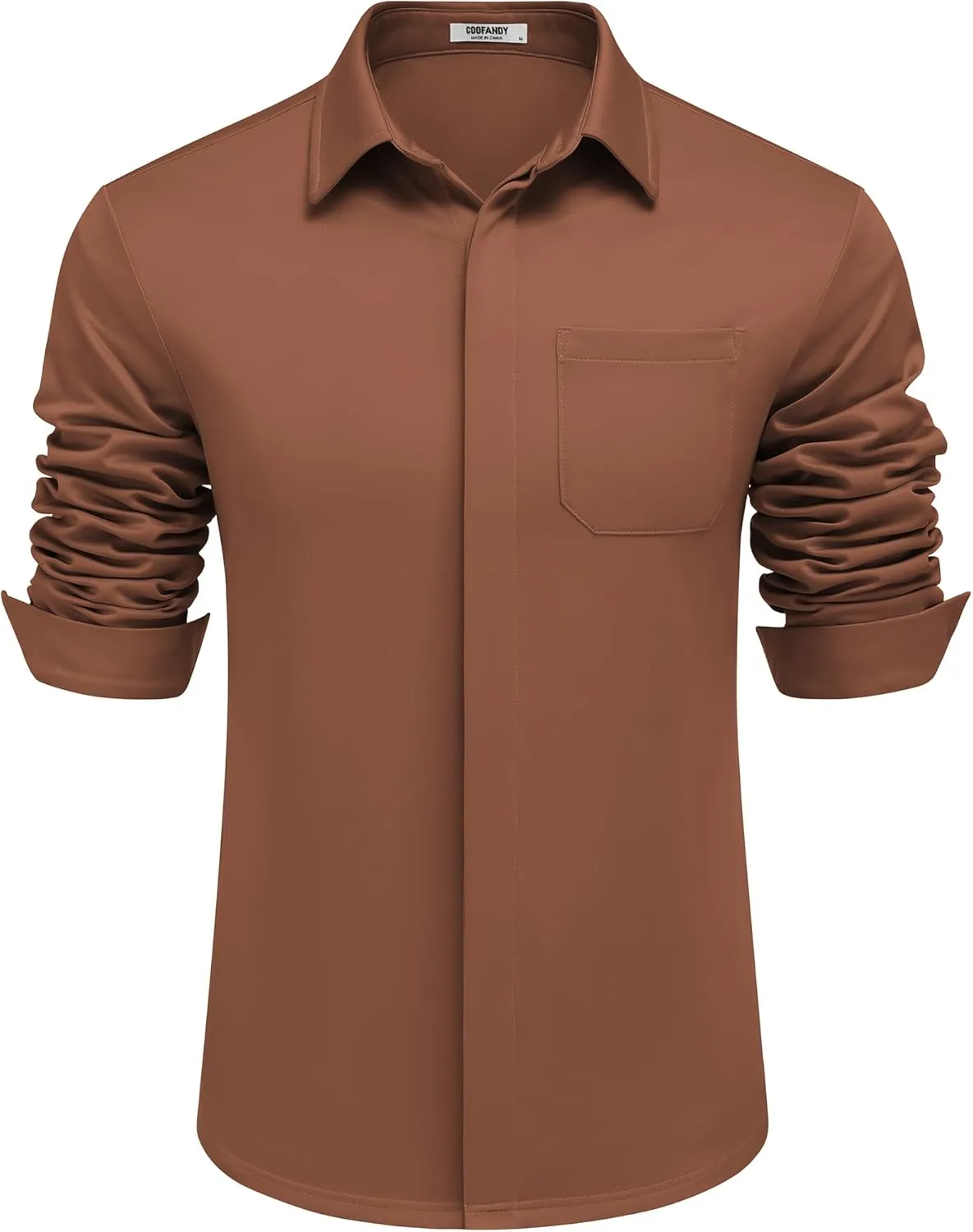 COOFANDY Men's Long Sleeve Wrinkle Free Shirts Casual Button Down Shirts Untucked Dress Shirt