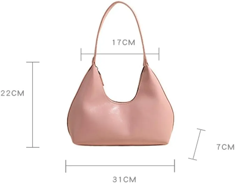 Crescent Bag Hand Bags for Women 2025 Cute Hobo Bag Dumpling Bag PU Leather Shoulder Bag Underarm Purses for Women Trendy