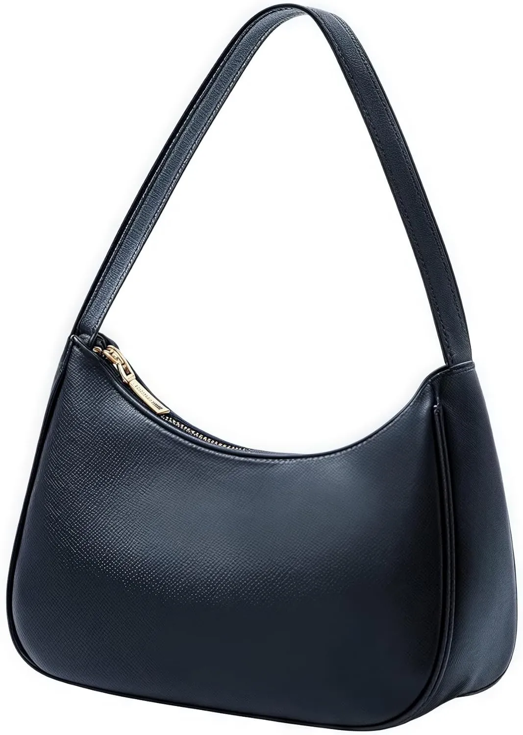 Crescent Shoulder Bags for Women, Small Hobo Tote Handbag Mini Underarm Bag Cute Clutch Purse with Zipper Closure