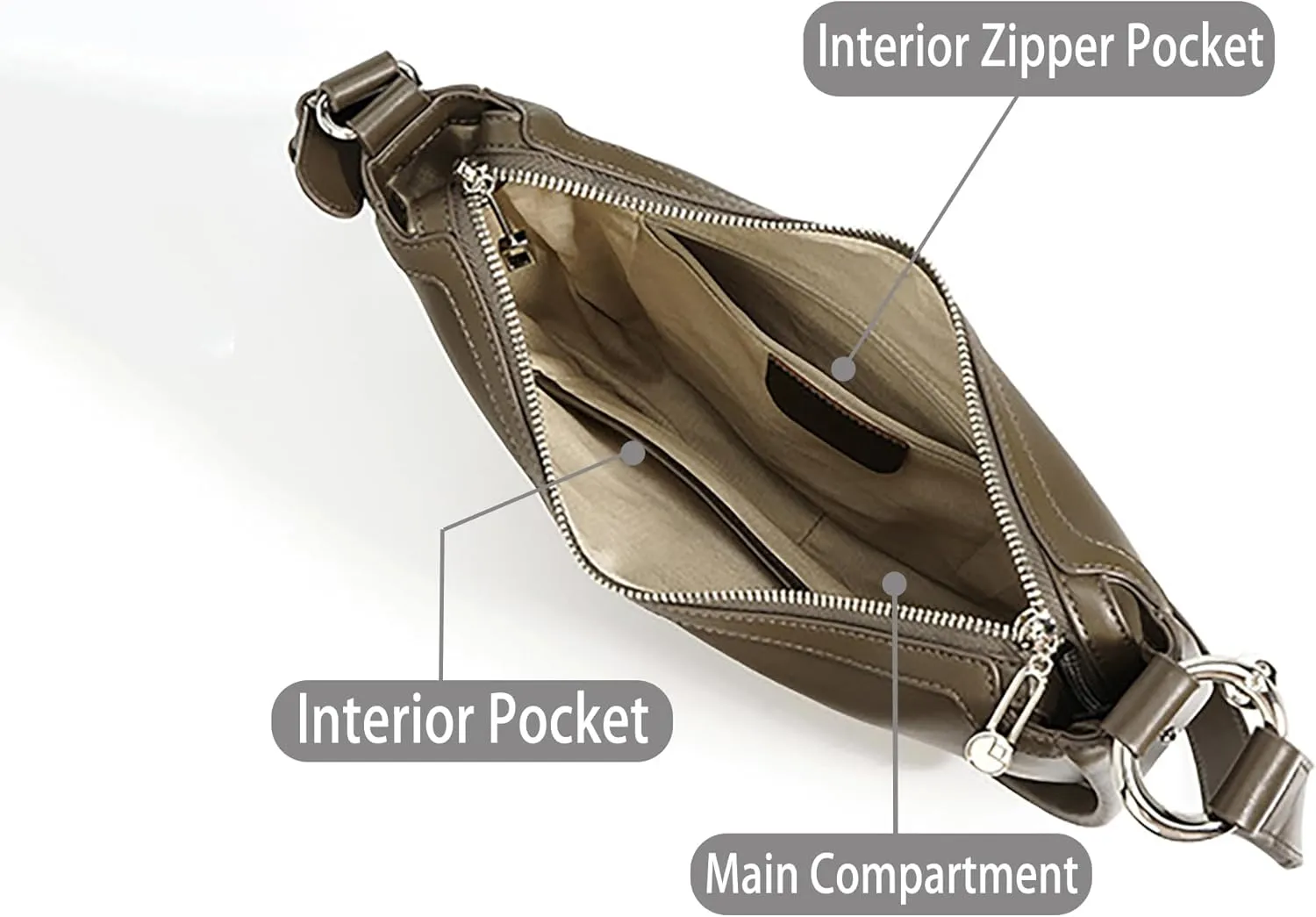 Crossbody Bag Leather Crescent Bag Tote Bag Crossbody Purse for Women Handbag Shoulder Bag