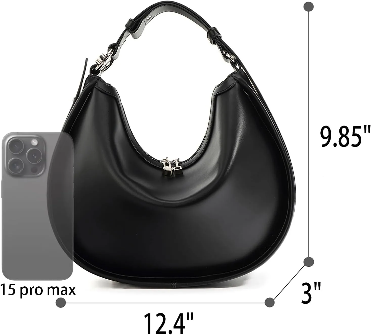 Crossbody Bag Leather Crescent Bag Tote Bag Crossbody Purse for Women Handbag Shoulder Bag