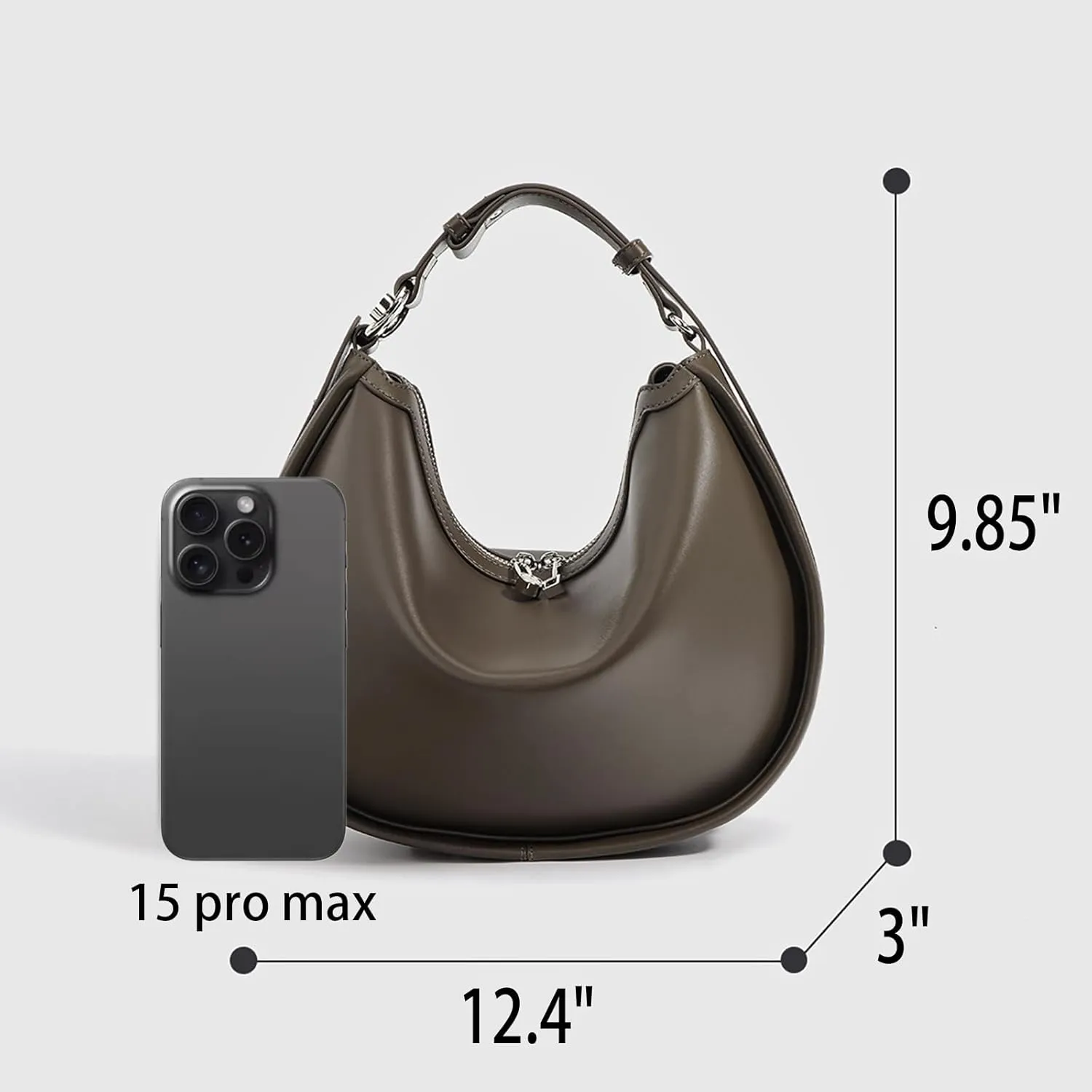 Crossbody Bag Leather Crescent Bag Tote Bag Crossbody Purse for Women Handbag Shoulder Bag