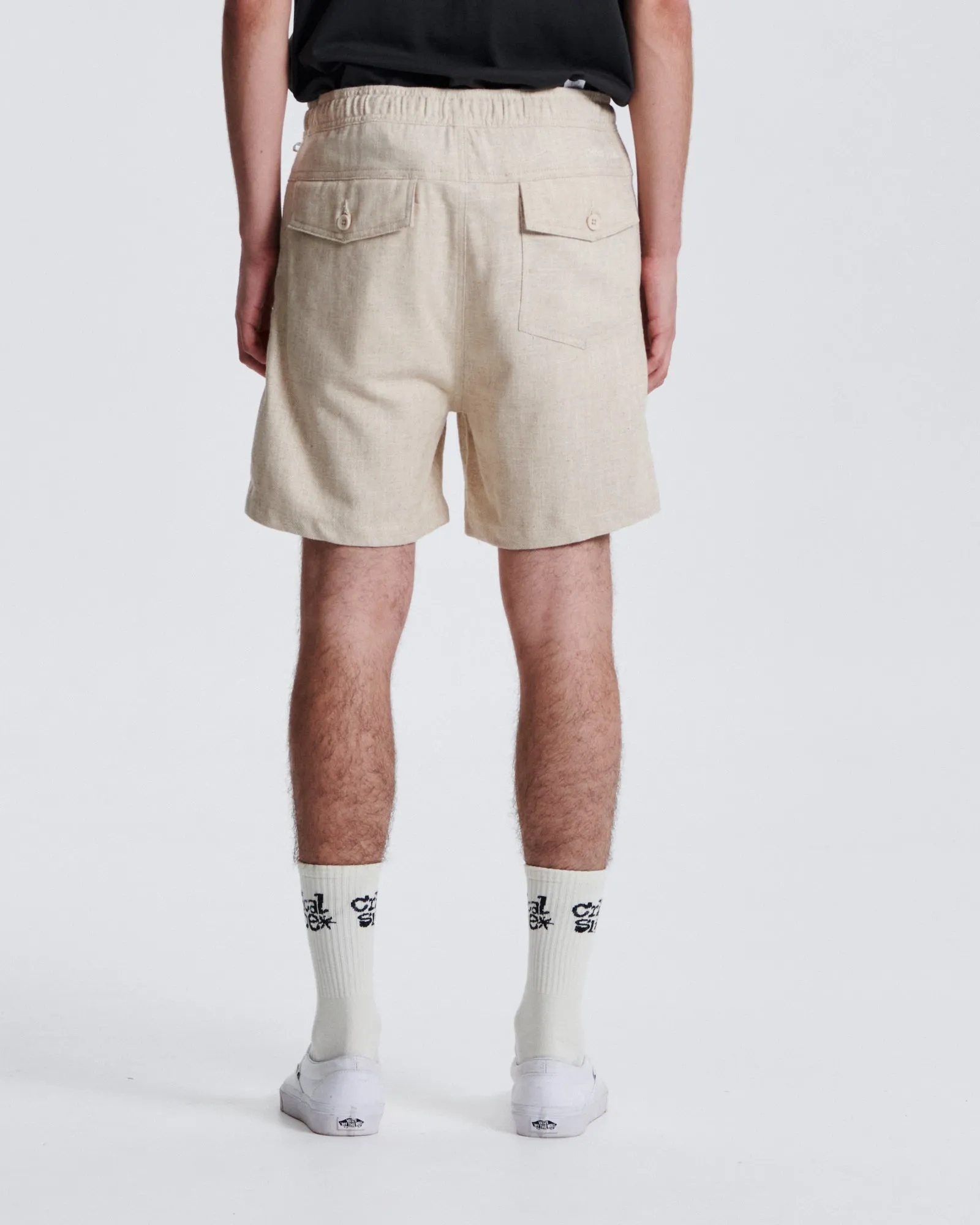 Cruiser Linen Short - Ecru