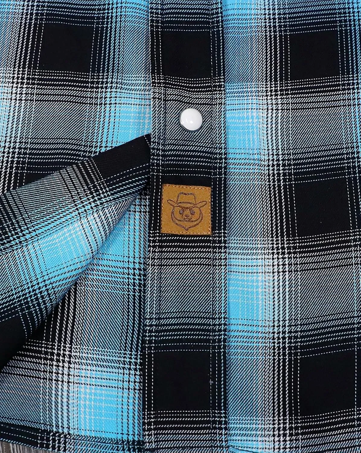 Dubinik?50% Viscose derived from Bamboo,50% Polyester Mens Short Sleeve Western Cowboy Pearl Snap Casual Plaid Shirts for Men