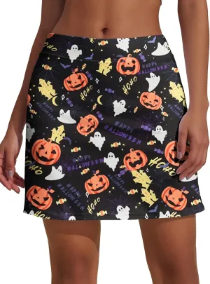 Ekouaer Women Tennis Skirt High Waisted Active Performance Golf Skort Lightweight Skirt with Shorts Pockets Running Workout