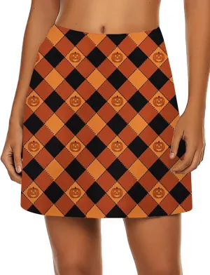 Ekouaer Women's Active Performance Skort Lightweight Skirt for Running Tennis Golf Workout Sports