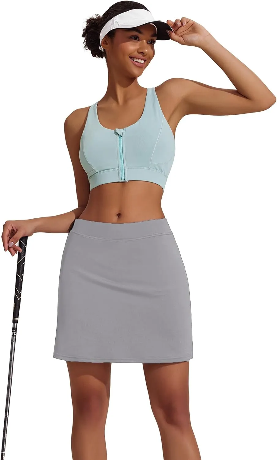 Ekouaer Women's Active Performance Skort Lightweight Skirt for Running Tennis Golf Workout Sports