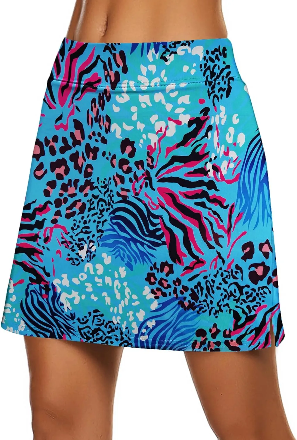 Ekouaer Women's Active Performance Skort Lightweight Skirt for Running Tennis Golf Workout Sports