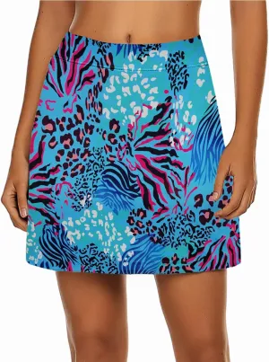 Ekouaer Women's Active Performance Skort Lightweight Skirt for Running Tennis Golf Workout Sports