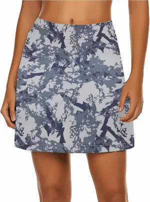 Ekouaer Women's Active Performance Skort Lightweight Skirt for Running Tennis Golf Workout Sports