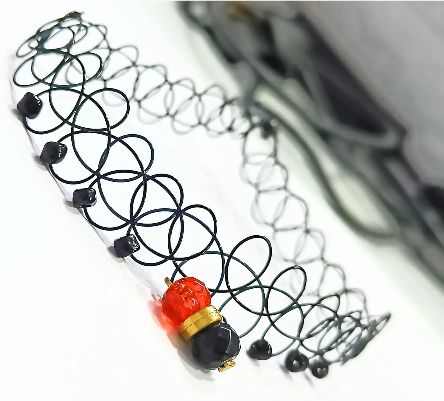 Elegant Black Choker Necklaces Set Vintage Choker Necklace Wedding Party Statement with pendant Trendy Jewelry Women