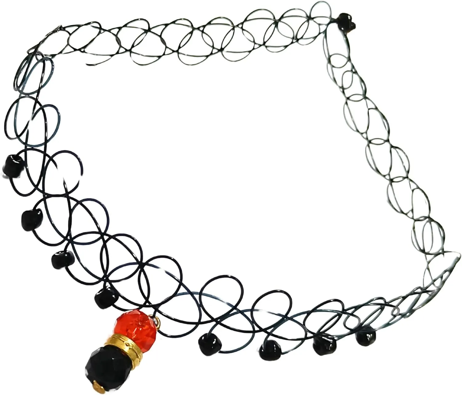 Elegant Black Choker Necklaces Set Vintage Choker Necklace Wedding Party Statement with pendant Trendy Jewelry Women