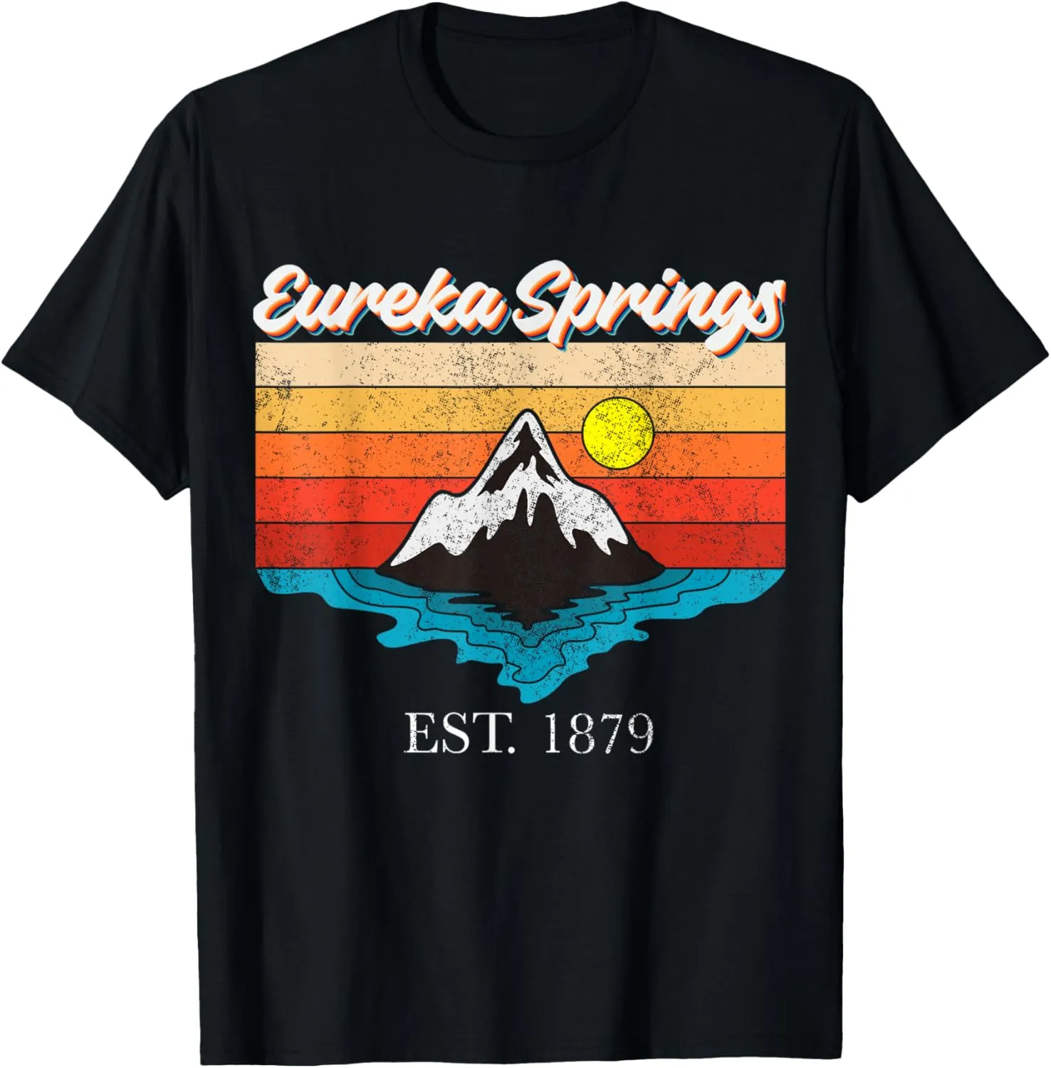Eureka Springs Home Town Vintage Sunset USA Vacation T-Shirt