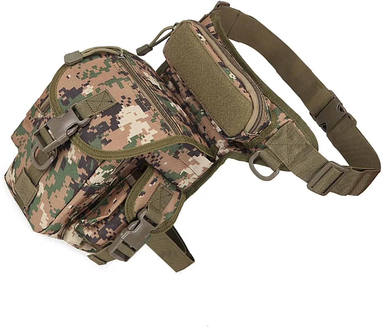Fanny Pack With Water Bottle Holder, Hiking Gear Fishing Waist Bag Pouch Bag Hiking Fanny Pack for Running Walking Hiking Hydration Belt (Type Six)