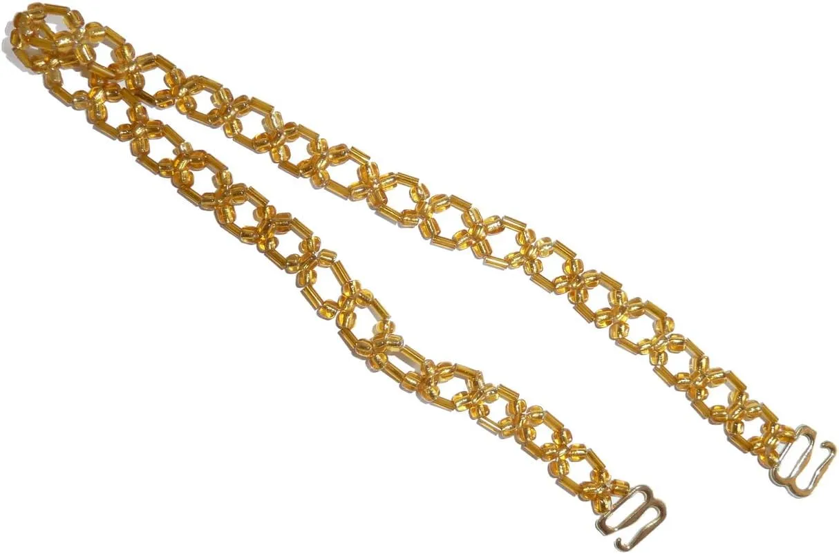 FLOWER CHAIN BEADED STRAPS