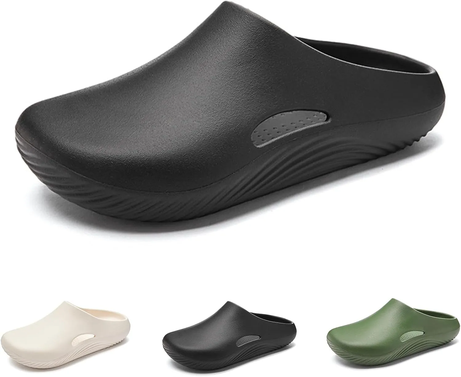 Garden Clogs for Women and Men Non Slip Cloud Slides Arch Support Nurse Sandals Comfortable Indoor Outdoor Pillows Waterproof Mules Work Shoes Chef Slides Beach Slippers