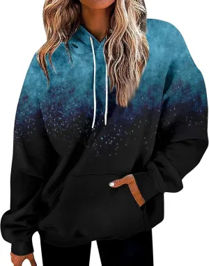 GOFULY Women's Fashion Hoodies & Sweatshirts Fall Plus Size Hoodie Pullover Drawstring Long Sleeve Winter Clothes With Pocket