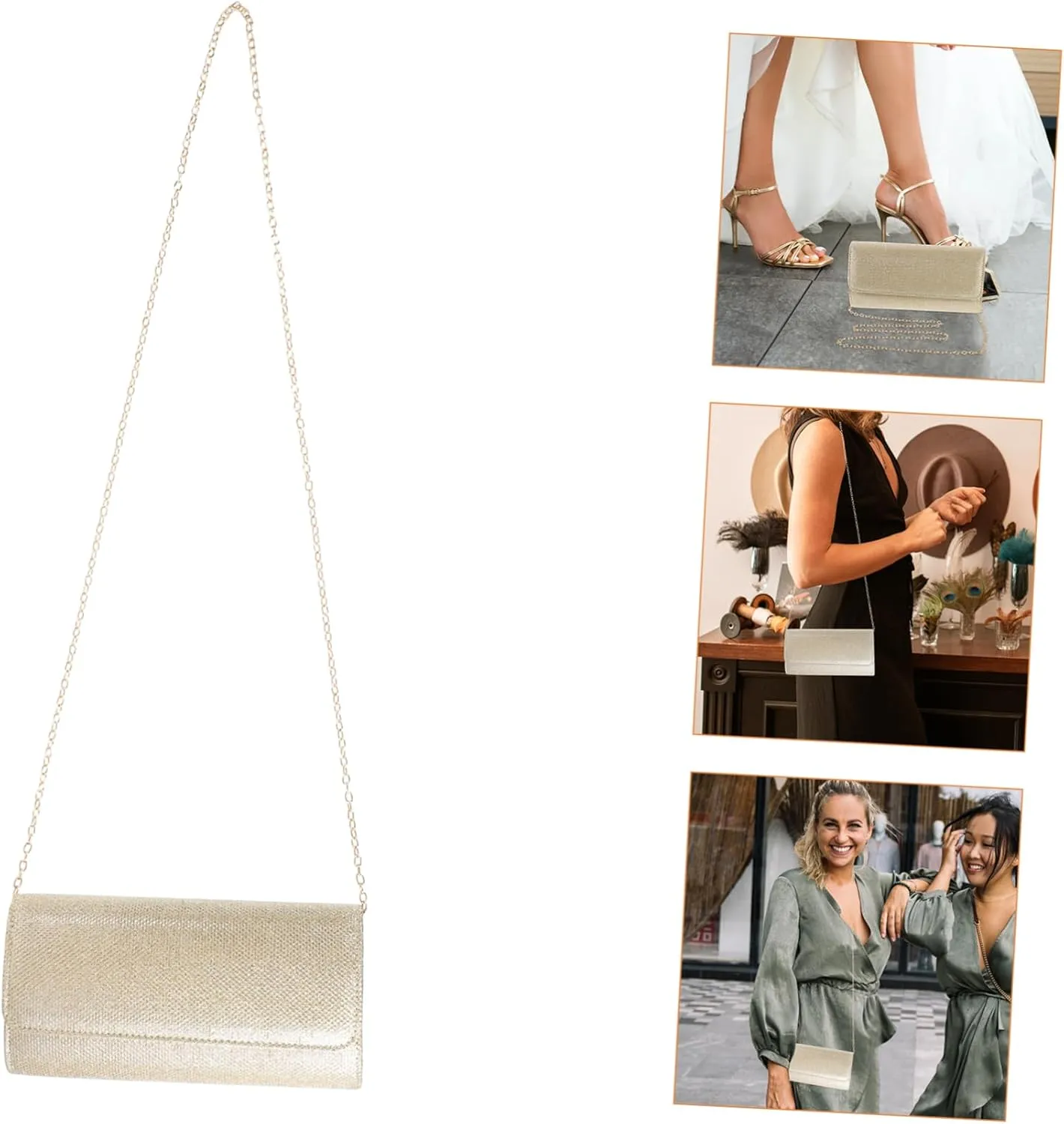 Handbag Women Evening Bag Purse for Women Purse with Chain Strap Evening Bag with Chain Strap Evening