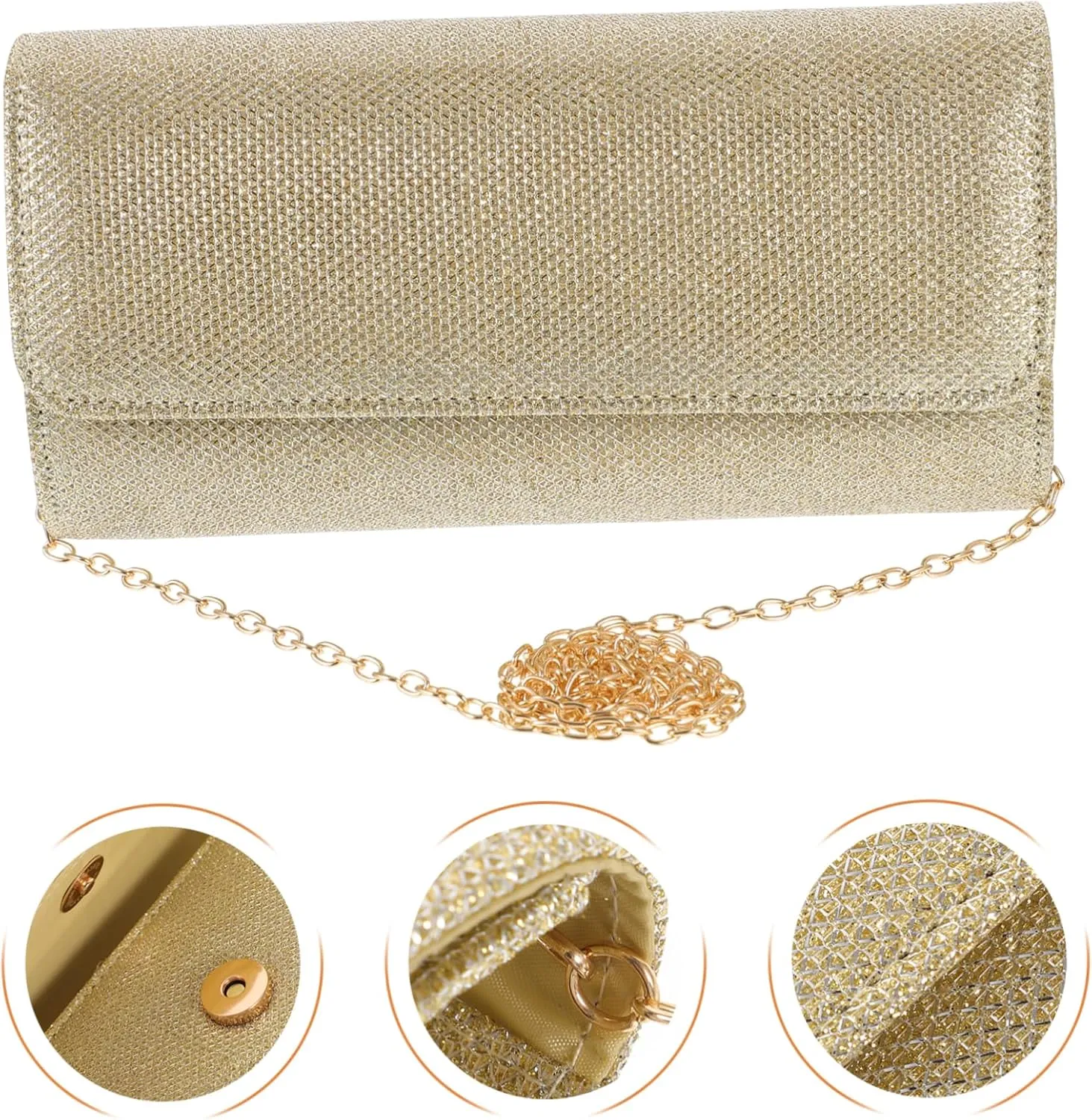 Handbag Women Evening Bag Purse for Women Purse with Chain Strap Evening Bag with Chain Strap Evening