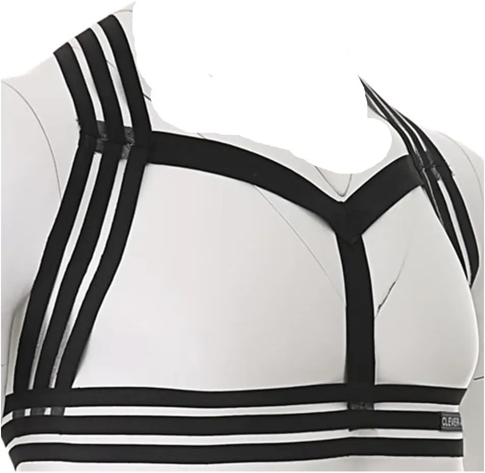 Harness Shoulder Body Chest Straps Lingerie Muscle Elastic Harness Halter Neck Straps