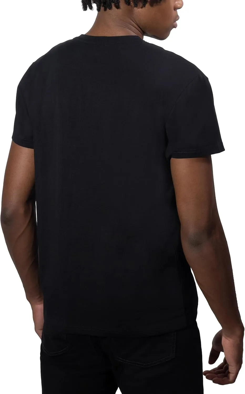 HEADS OR TAILS Mens Graphic T-Shirts with Rhinestones, Animal Design Bling Stone Studded, Slim Fit Knit Cool T Shirts for Men