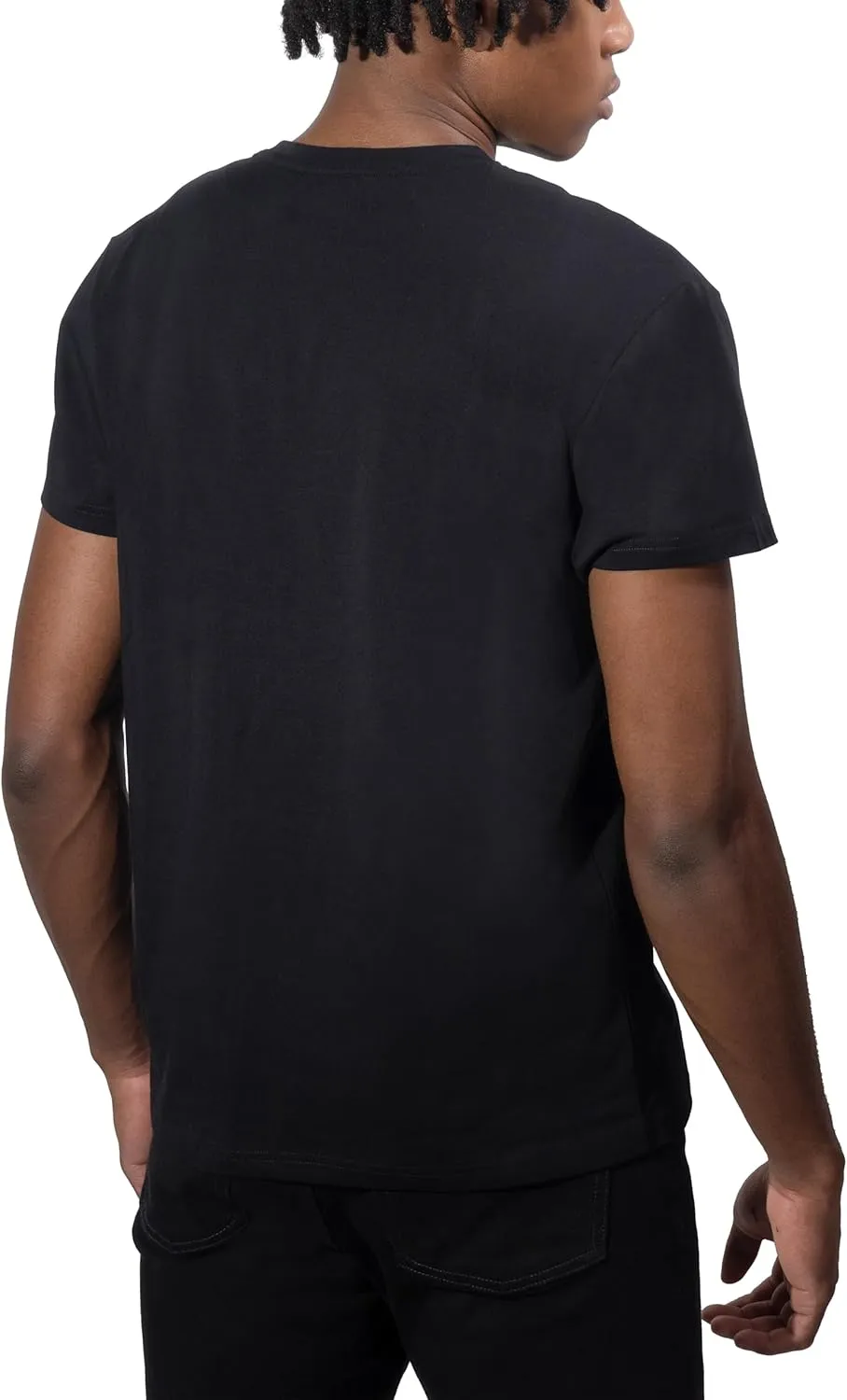 HEADS OR TAILS Mens Graphic T-Shirts w/Rhinestones, Skull Printed Bling Stone Studded, Slim Fit Knit Cool T Shirts for Men