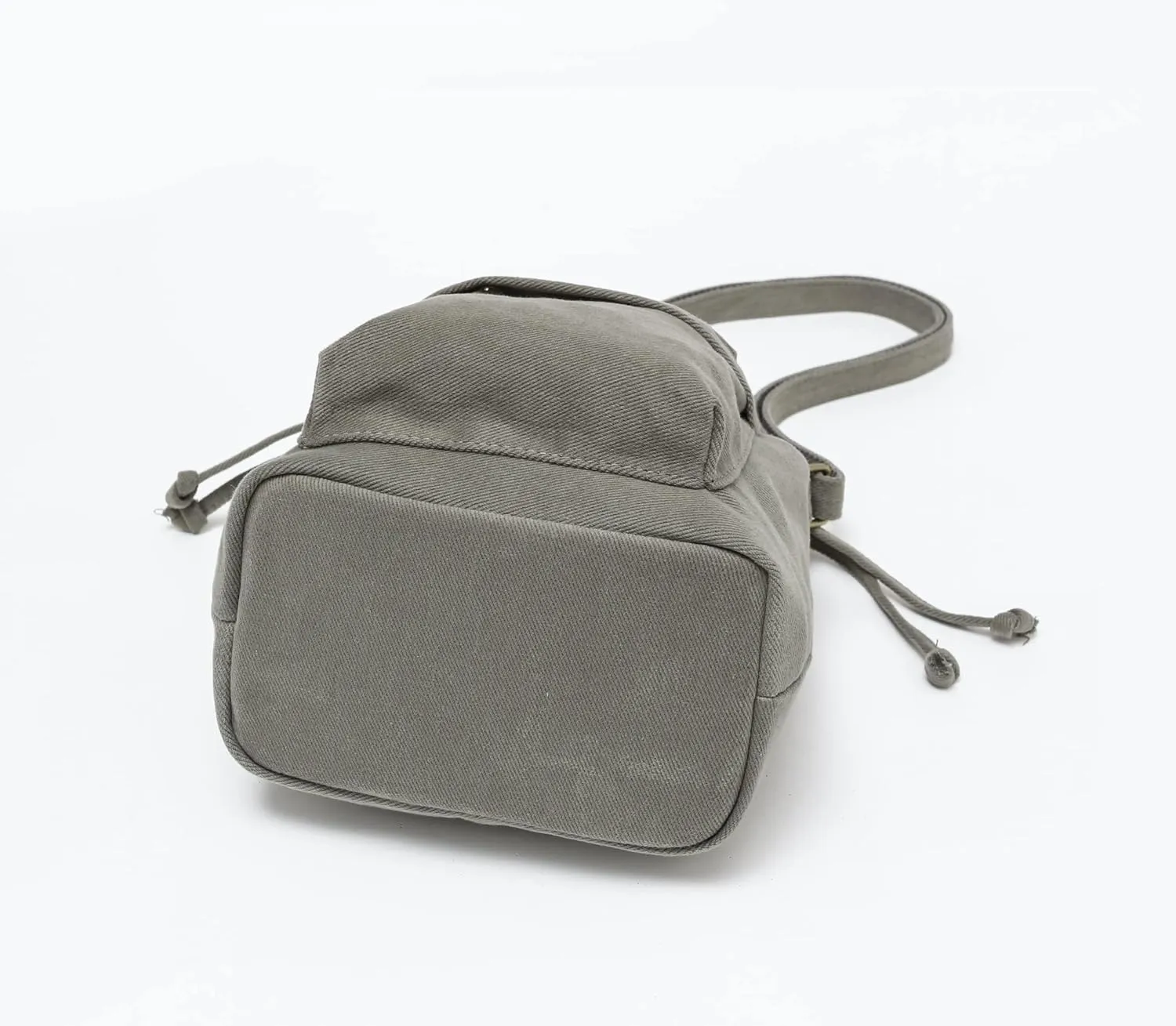 Jeelow Small Canvas Crescent Tote Handbag Mini Crossbody Cellphone Sling Bag Purses With Adjustable Strap & Zipper