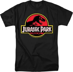 Jurassic Park Men's Classic Movie Logo T-Shirt