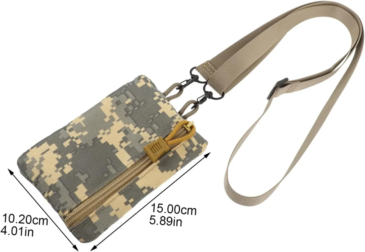 KESYOO Outdoor Waist Bag Stylish Oxford Cloth Waist Pouch for Hiking Camping and Travel Durable Coin Purse with Capacity for Keys Essentials
