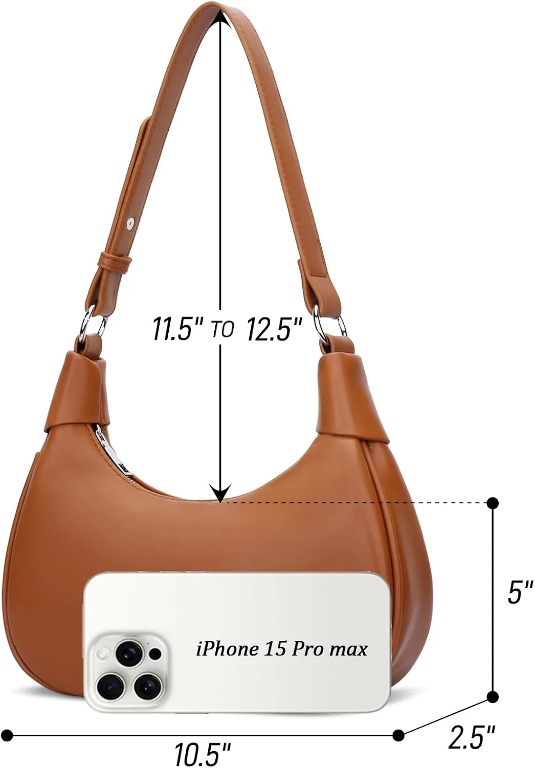 KKXIU Shoulder Bag for Women Cute Hobo Purses and Handbags Retro Clutch Underarm Purse