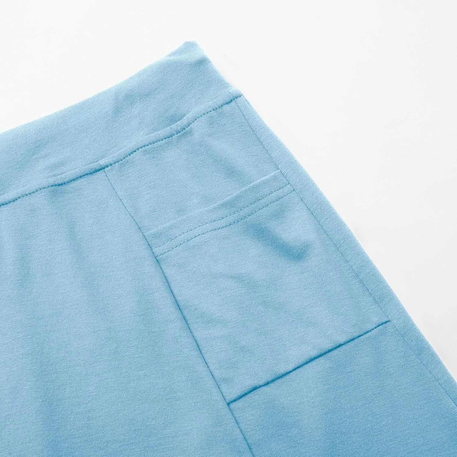 Knee Length Skorts Skirts for Women,Tummy Control Plus Size Skorts with Pockets Mid Waist Athletic Pants Shorts Skirt